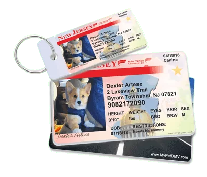 Pet ID card